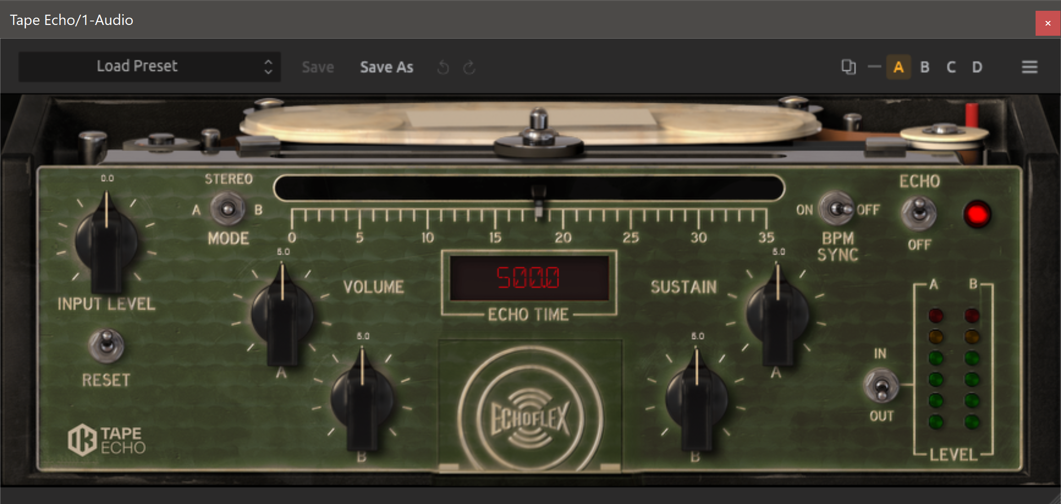 IK Multimedia Tape Echo Vintage Tape Delay
